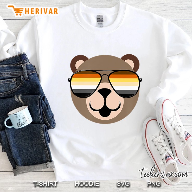 Mens Gay Bear Pride Sunglases Bear Flag Tshirt For Gay Bears Sweatshirt