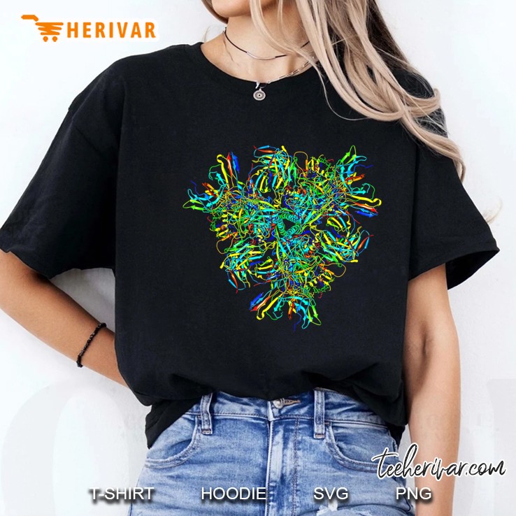 Biochemistry Virus Protein Molecule Of Hiv Antibody Complex Ladies Tee