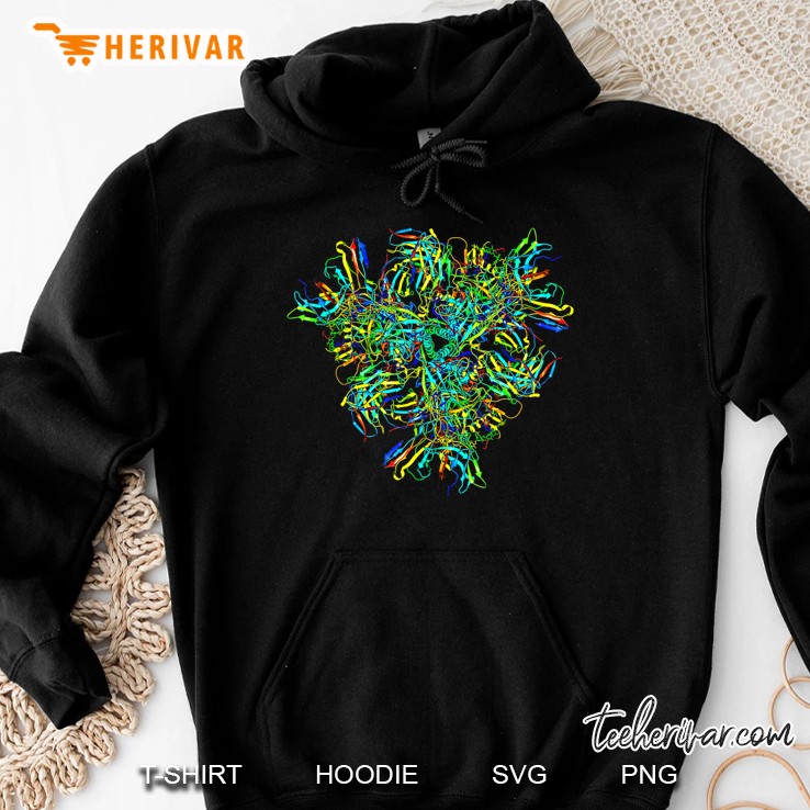 Biochemistry Virus Protein Molecule Of Hiv Antibody Complex Hoodie