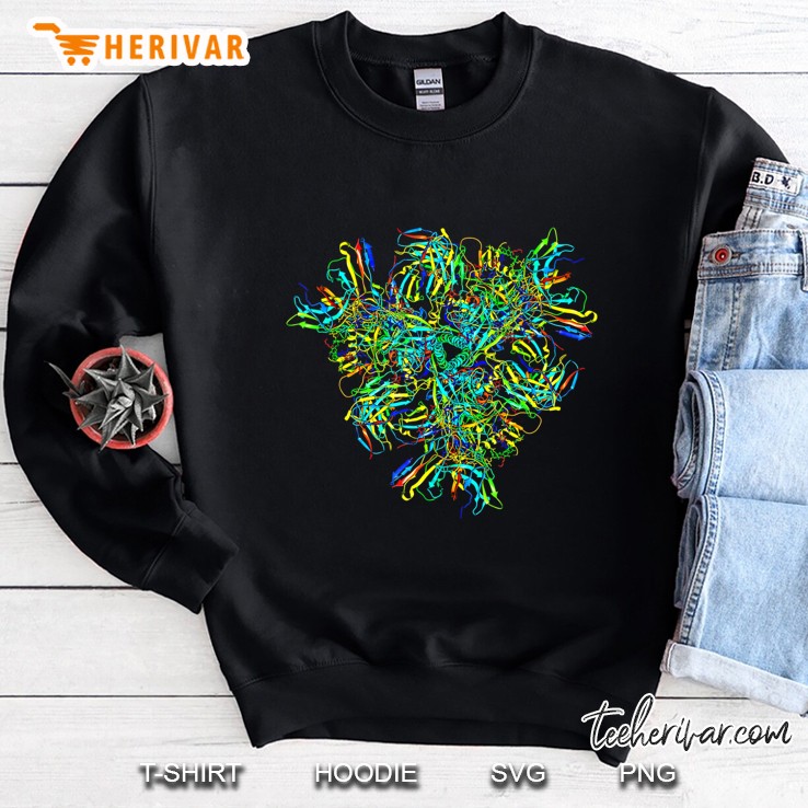 Biochemistry Virus Protein Molecule Of Hiv Antibody Complex Sweatshirt