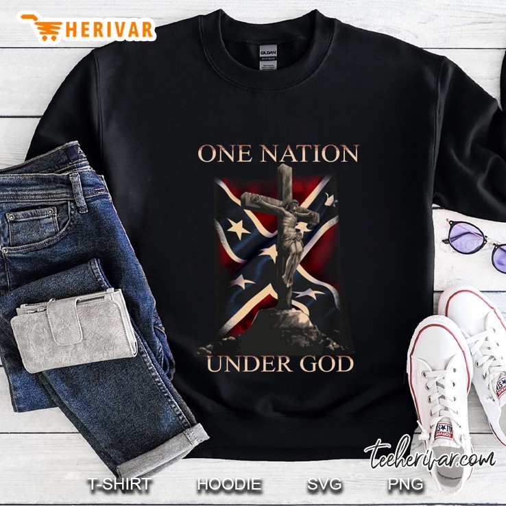 One Nation Under God Confederate Flag Sweatshirt