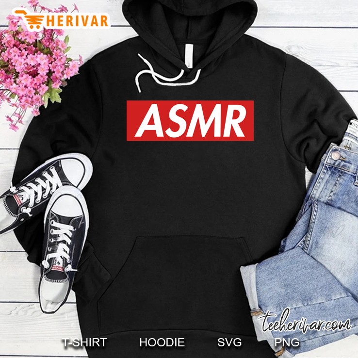Asmr Jacket Sweater Red Box Sup Logo Hoodie