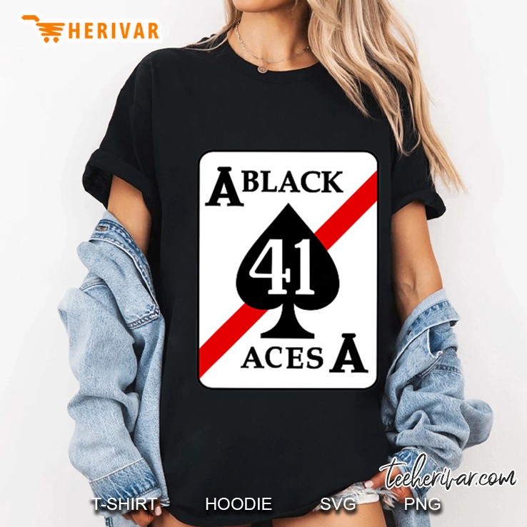 Navy Strike Fighter Squadron 41 Vfa-41 Black Aces Ladies Tee