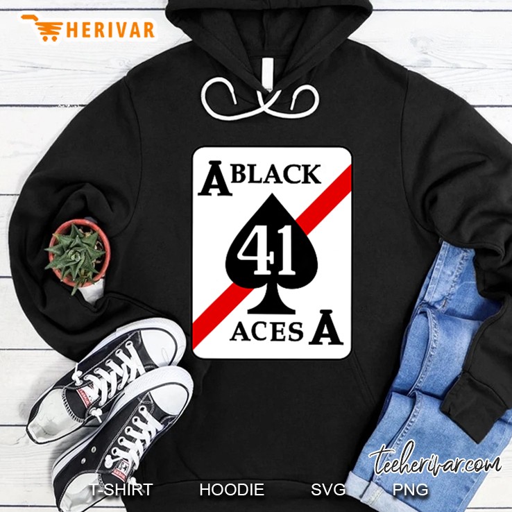 Navy Strike Fighter Squadron 41 Vfa-41 Black Aces Hoodie