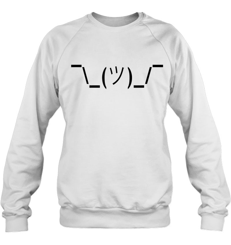 Funny Ascii Art Shrug Emoticon Computer T Shirts, Hoodies, Sweatshirts ...