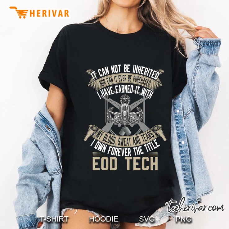 Eod Tech, It Can Not Be Inherited Or Purchased Ladies Tee