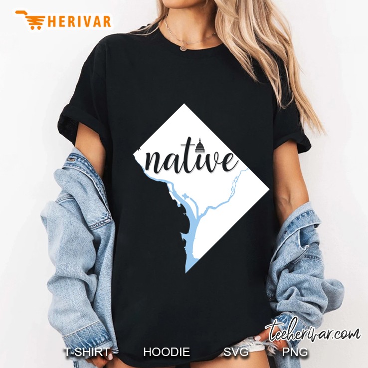 Wormy Washington Dc City Map Native Capitol Ladies Tee