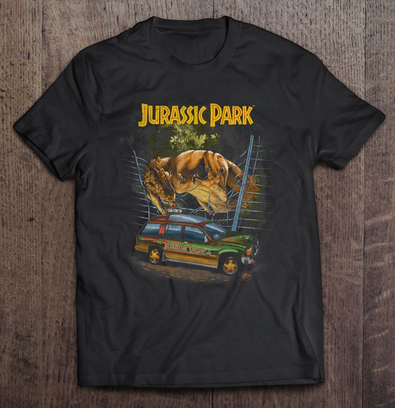 Jurassic Park Vintage T-Rex Break Out Graphic