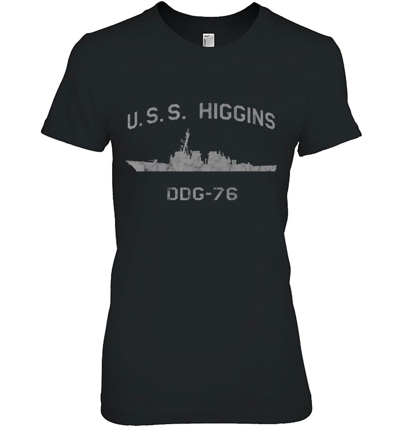 US USN Navy USS Higgins DDG-76 Destroyer T-Shirt