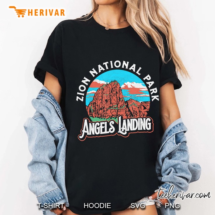 Angels Landing Zion National Park Vintage 80