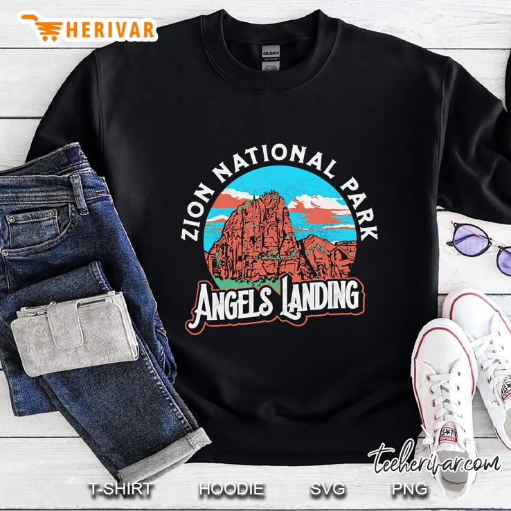 Angels Landing Zion National Park Vintage 80