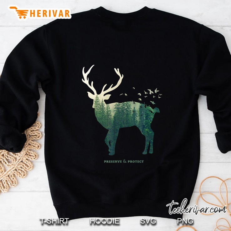 Preserve & Protect Vintage National Park Deer Forest Sweatshirt
