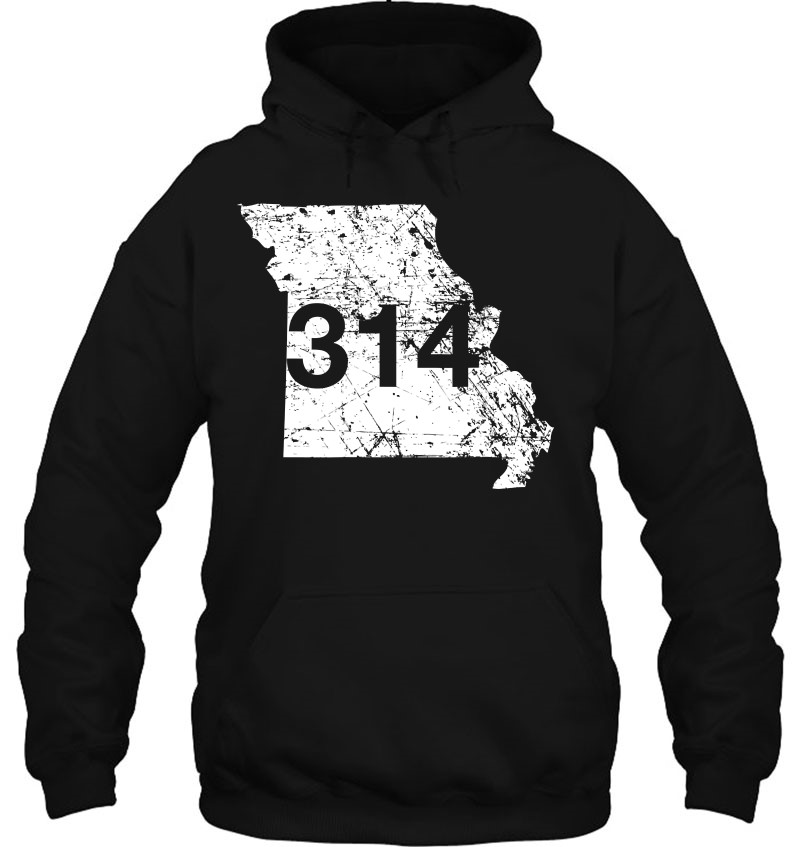 BoredWalk Women's St Louis 314 Area Code T-Shirt, Medium / Navy