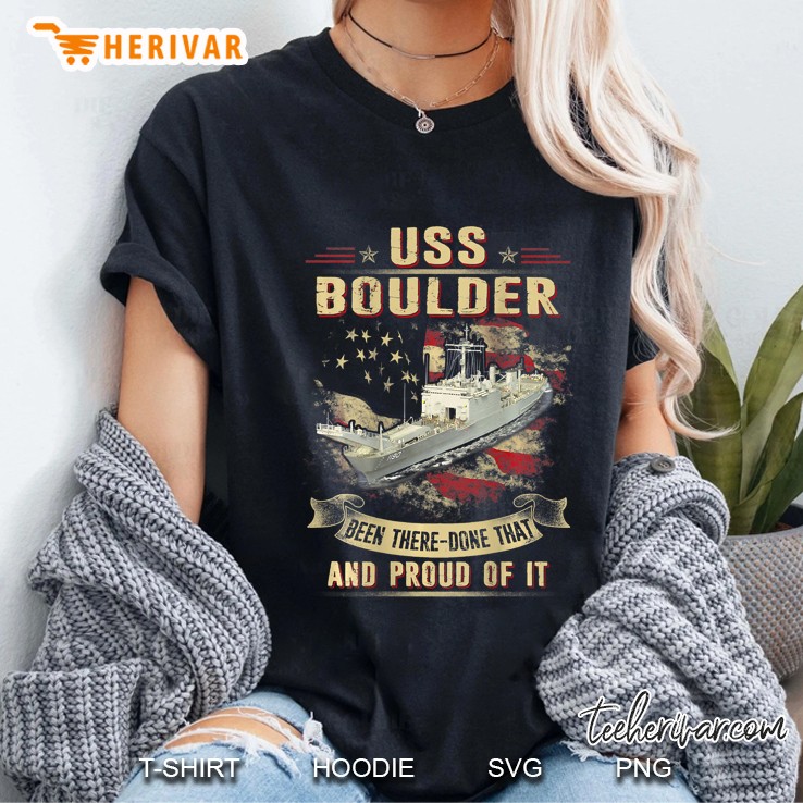 Uss Boulder (Lst-1190) Ladies Tee