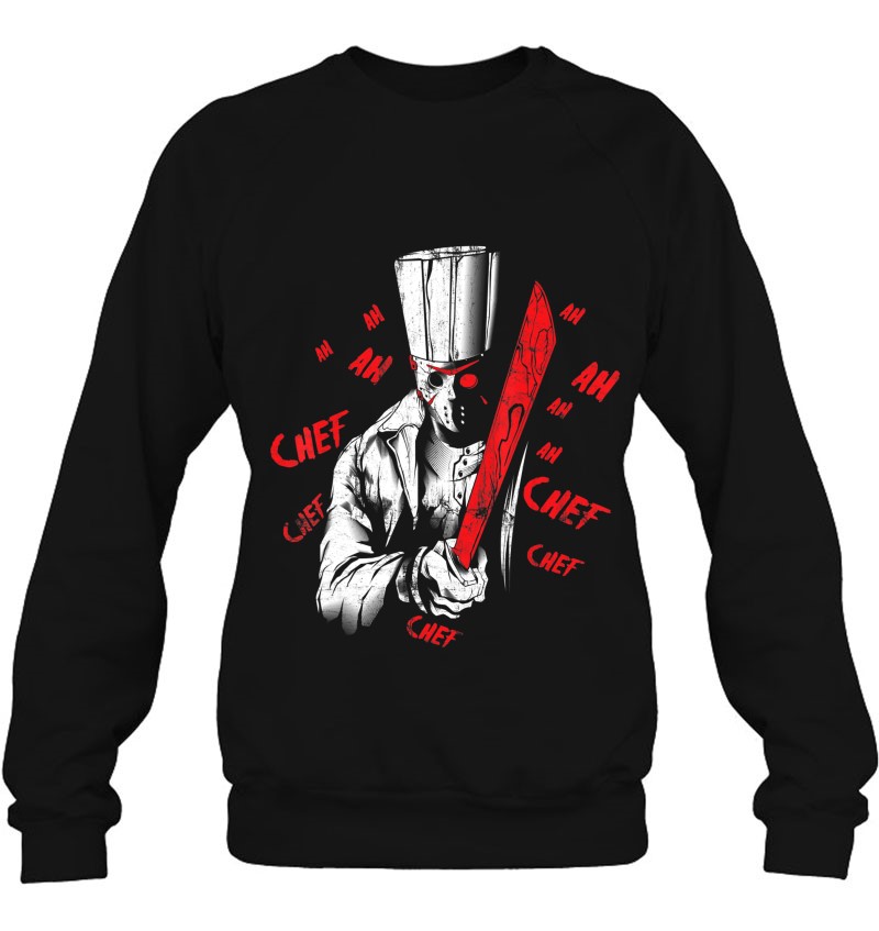 Killer Chef Tshirt Restaurant Kitchen Halloween Unisex T-Shirt XS-4X Scary Horror Movie Shirt