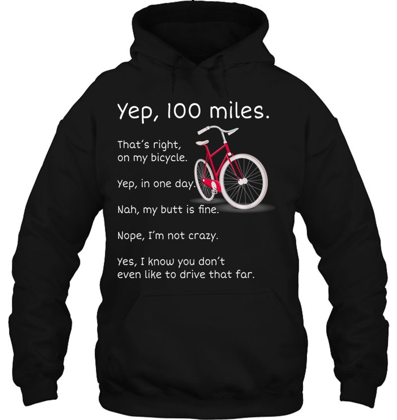 Yep I Rode 100 Miles Sarcastic Cyclist Cycling Ride Shirt Premium Mugs