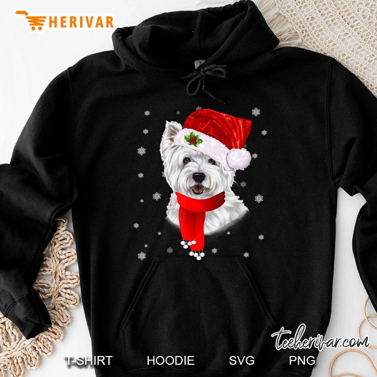 Westie Christmas Tree Funny Dog Christmas Pajamas Gift Hoodie