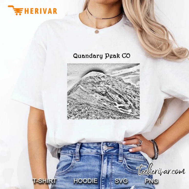 Mt Quandary Colorado Hiking Ladies Tee