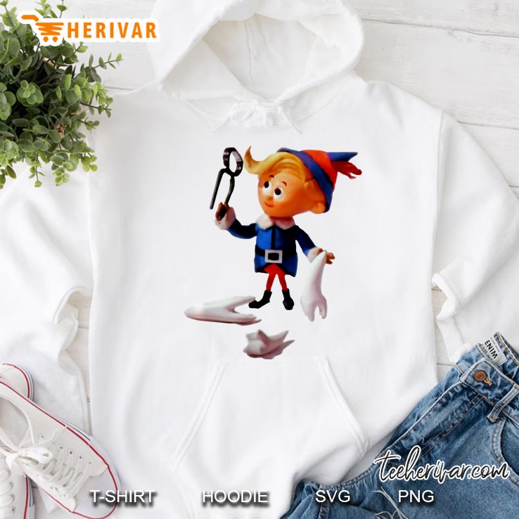 Retro Christmas Dentist Hermey The Elf Hoodie