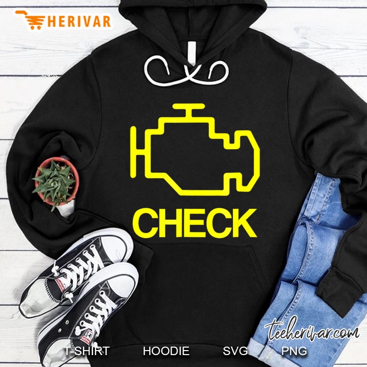 Check Engine Light Funny Halloween Hoodie