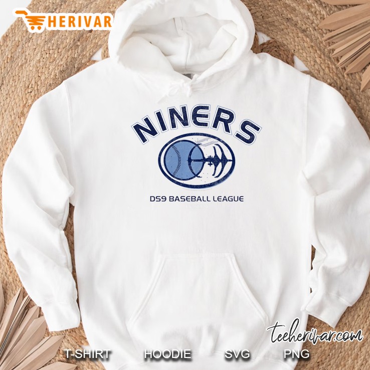 Star Trek Ds9 Niners Baseball League Logo Premium Hoodie