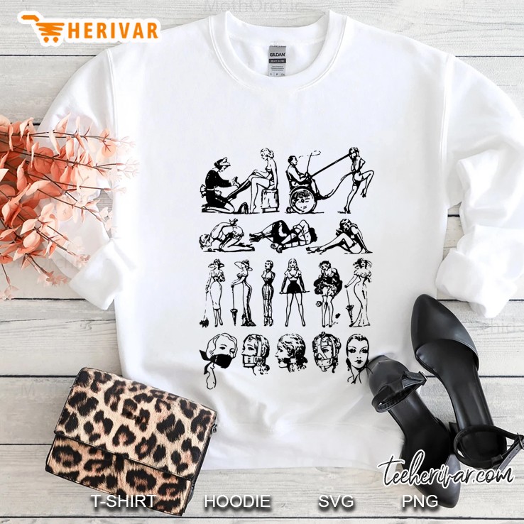 Vintage Bdsm Bondage Erotica Kinky Fetish Retro Bdsm Art Sweatshirt