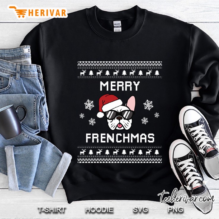 French Bulldog Christmas Frenchie Ugly Xmas Sweater Sweatshirt