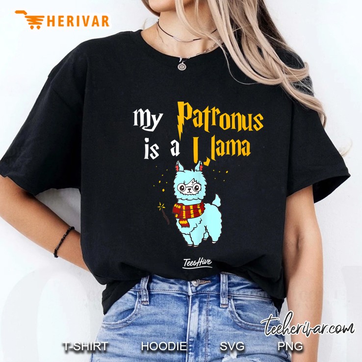My Patronus Is A Llama Shirt For Women Men Boys Girls Kids Ladies Tee