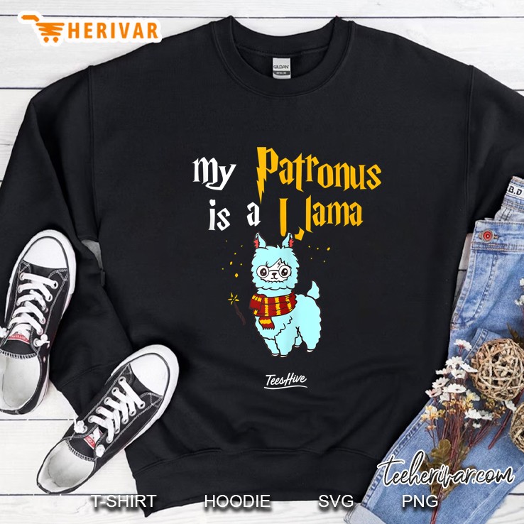 My Patronus Is A Llama Shirt For Women Men Boys Girls Kids Sweatshirt
