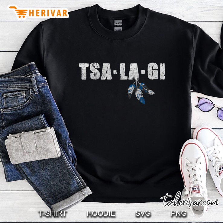 Native American Pride Cherokee Keetoowah Nation Tsi Tsalagi Sweatshirt
