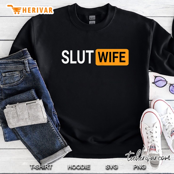 Womens Slut Wife - Novelty Swingers Sweatshirt