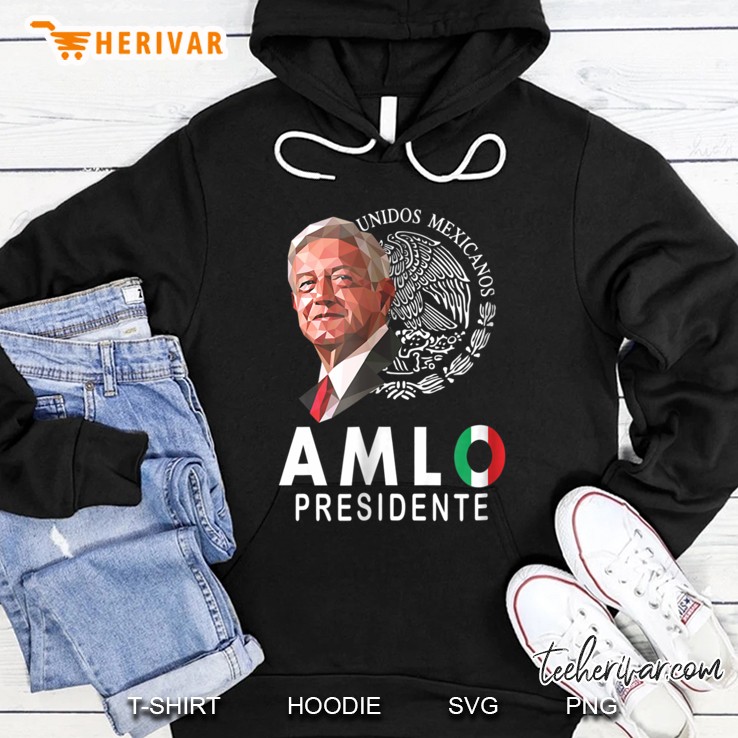 Playera Amlo Presidente, Para Las Elecciones De Mexico 2018. Hoodie