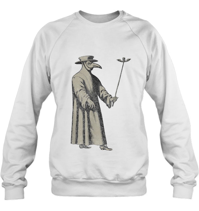 Plague Doctor Tshirt Mask Medieval Steampunk Vintage Sweatshirt