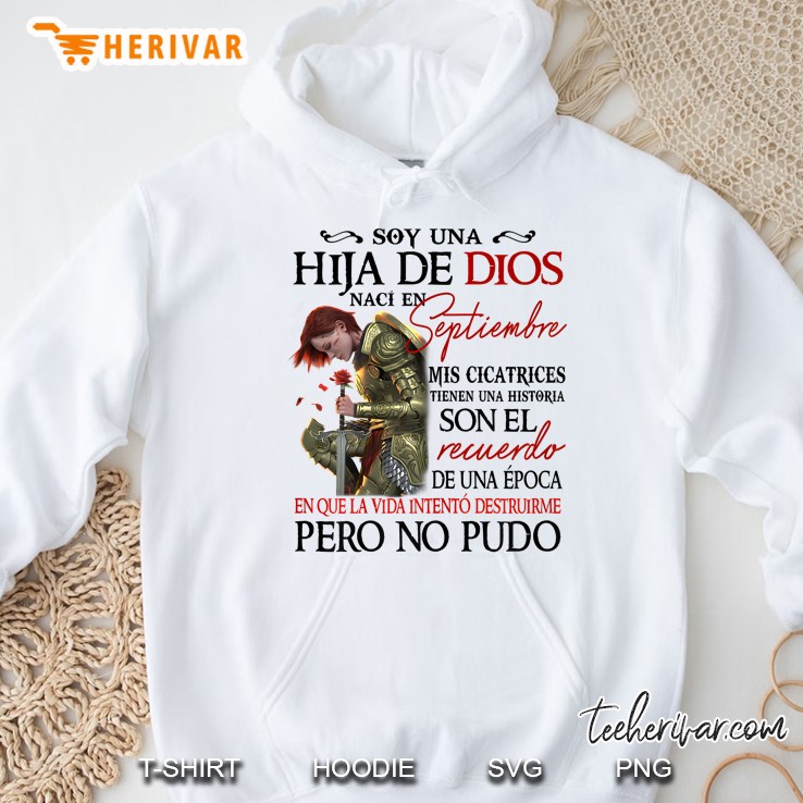 Womens Soy Una Hija De Dios Camisetas, Chica De Septiembre Hoodie