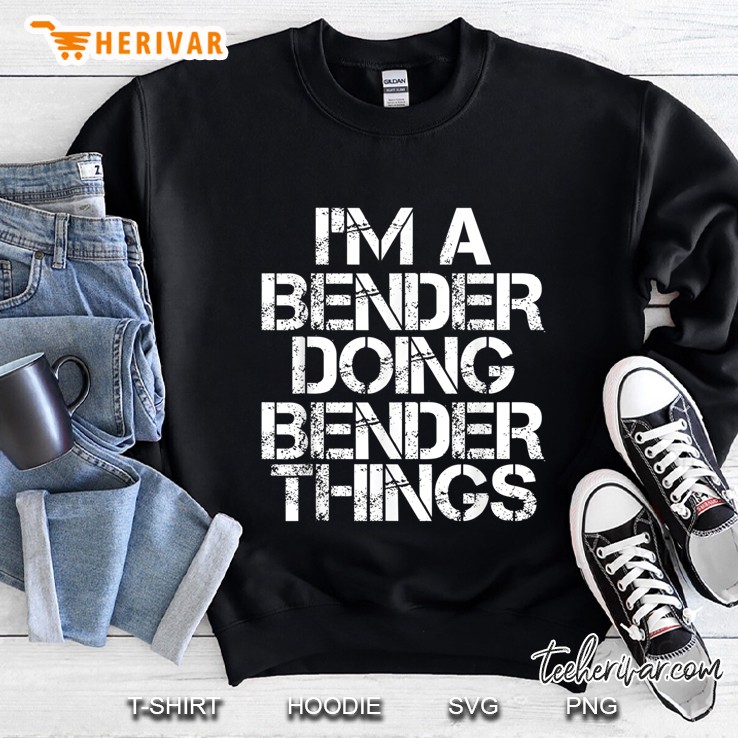 Bender Funny Surname Family Tree Birthday Reunion Gift Idea Sweatshirt