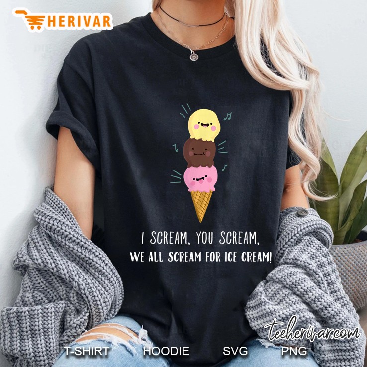 Ice Cream Van Driver Ice Cream Truck Ice Cream Parlor Summer Ladies Tee