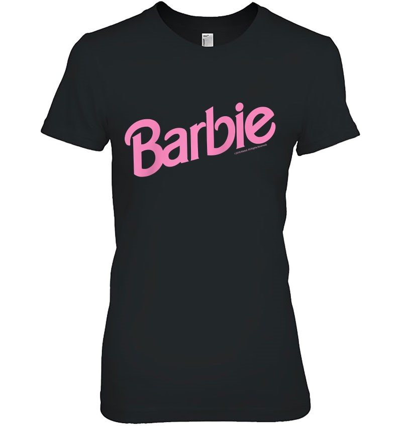 Barbie Pink Logo Raglan Baseball