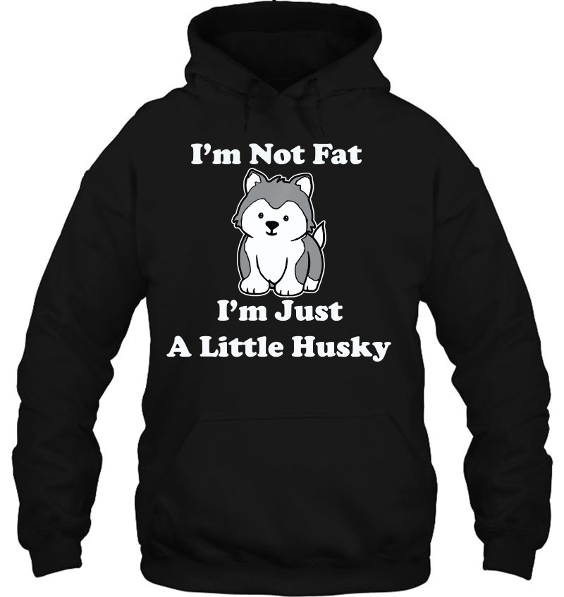 Huskys I'm Not Fat I'm Just A Little Husky Puppy Mugs