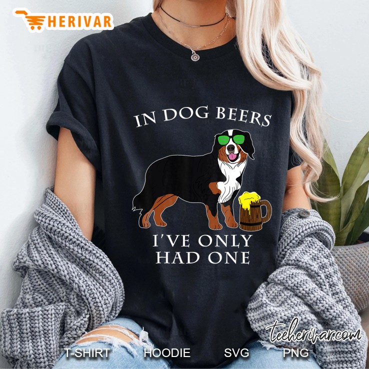 Bernese Mountain Dog Irish St Patrick Day Ladies Tee
