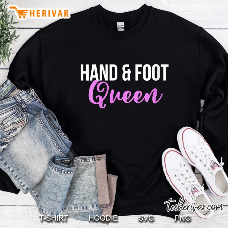 Womens Hand And Foot Queen Card Game Player Gift Sweatshirt