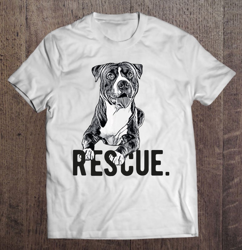 Rescue Pitbull Drawing Dog Mom Adopt dont Shop Mama Gift Sweatshirt