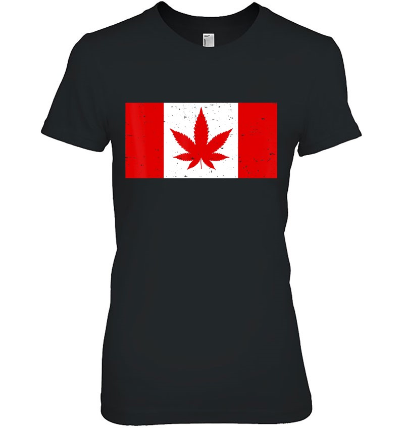 Canada Flag - Cannabis Marijuana Shirt Gift T Shirts, Hoodies, Sweatshirts & Merch TeeHerivar