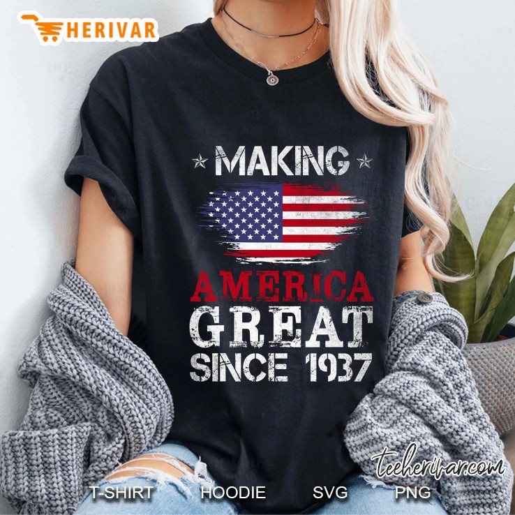 Made In 1935 85Th Birthday Gift Men Boys Funny 85 Years Old Ladies Tee