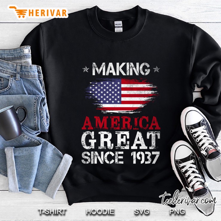 Made In 1935 85Th Birthday Gift Men Boys Funny 85 Years Old Sweatshirt