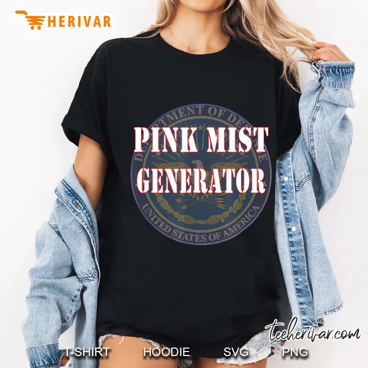 Pink Mist Generator Military Jargon Ladies Tee