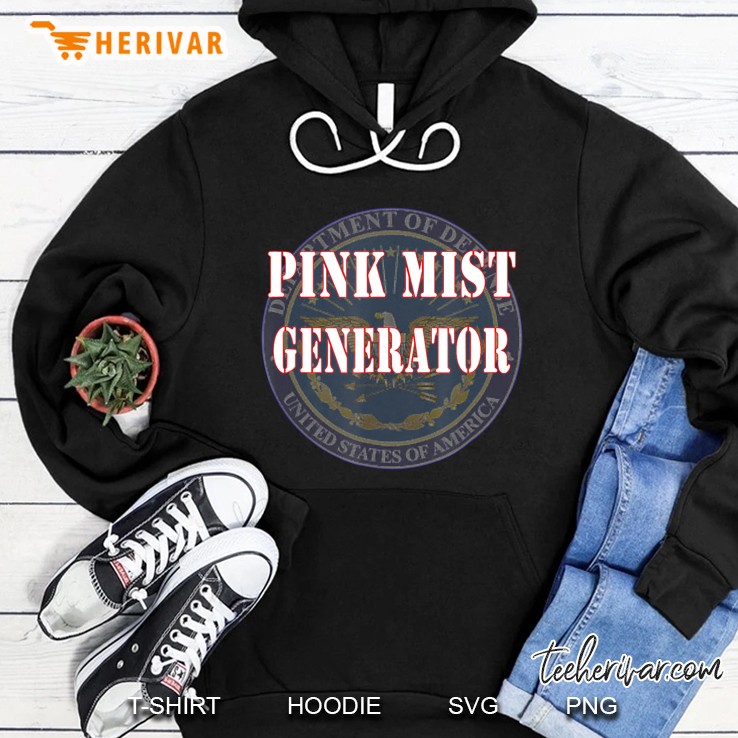 Pink Mist Generator Military Jargon Hoodie