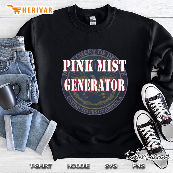 Pink Mist Generator Military Jargon Sweatshirt
