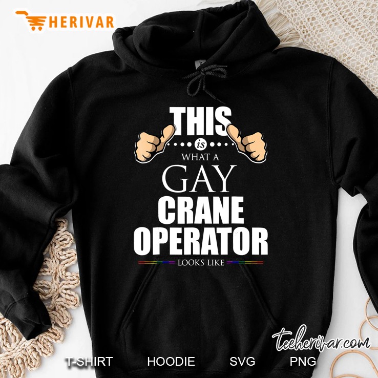 This Is What A Gay Crane Operator Looks Like Lgbt Hoodie