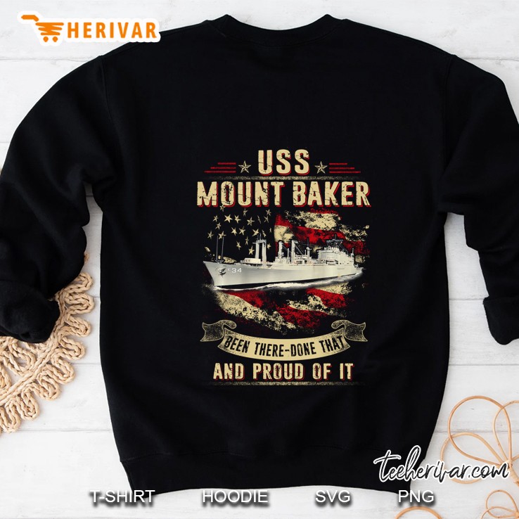 Uss Mount Baker (Ae-34) Sweatshirt