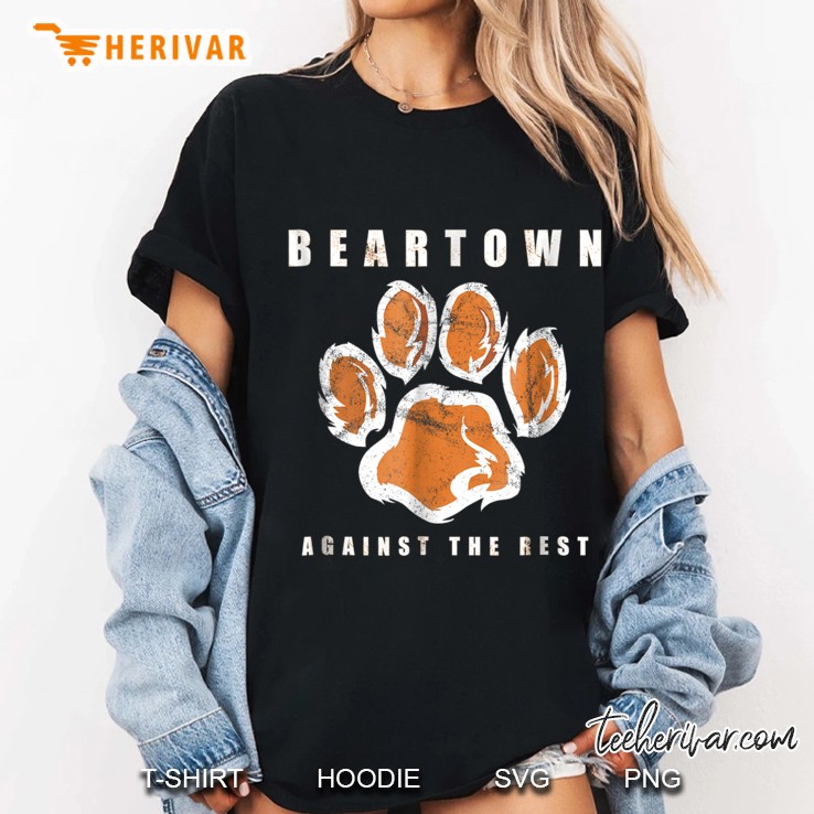 Beartown Against The Rest Teeshirt. Literary Apparel Ladies Tee